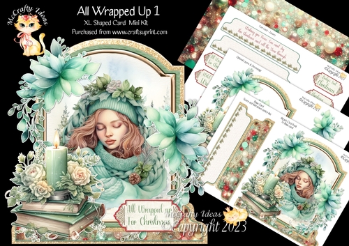 All Wrapped Up 1 XL Shaped Card Kit
