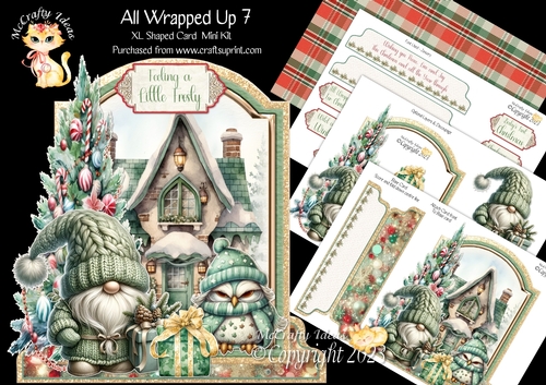 All Wrapped Up 7 XL Shaped Card Kit