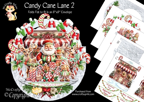 Candy Cane Lane 2 Rock-the-Shelf Card Mini Kit