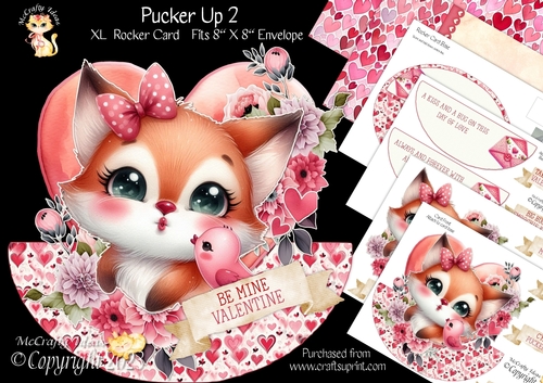 Pucker Up 2 XL Rocker Card 1