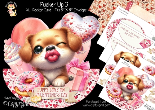 Pucker Up 3 XL Rocker Card 1