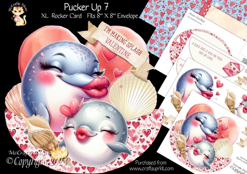 Pucker Up 7 XL Rocker Card 1