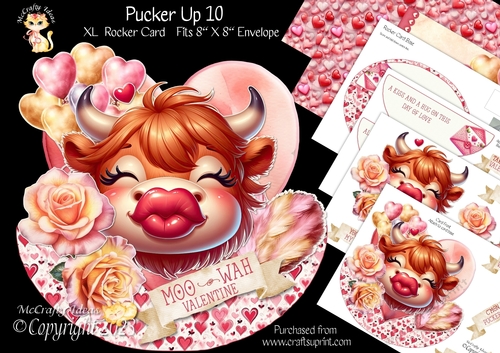 Pucker Up 10 XL Rocker Card 1