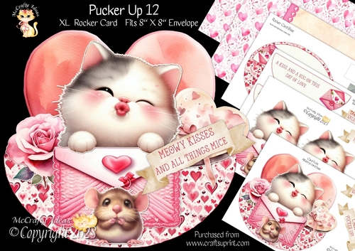 Pucker Up 12 XL Rocker Card 1