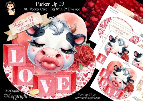 Pucker Up 19 XL Rocker Card 1