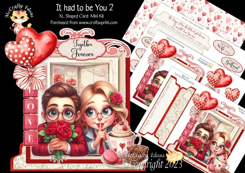 It had to be You 2 XL Shaped Card Kit