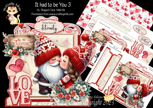 It had to be You 3 XL Shaped Card Kit