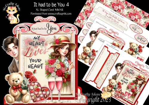 It had to be You 4 XL Shaped Card Kit