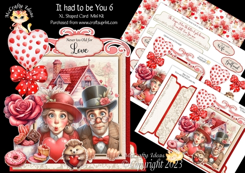 It had to be You 6 XL Shaped Card Kit