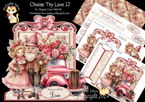 Choose Thy Love 12 XL Shaped Card Kit