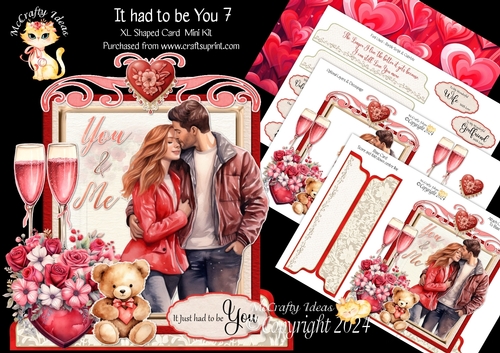 It had to be You 7 XL Shaped Card Kit