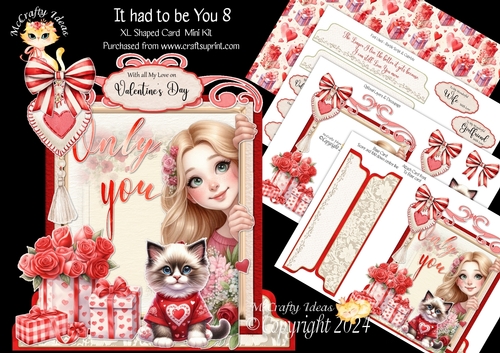 It had to be You 8 XL Shaped Card Kit