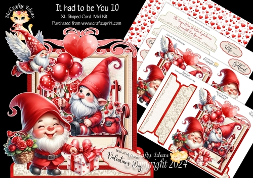 It had to be You 10 XL Shaped Card Kit