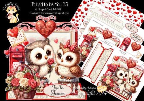 It had to be You 13 XL Shaped Card Kit