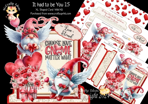 It had to be You 15 XL Shaped Card Kit
