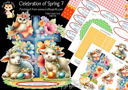Celebration of Spring 7 Triple Easel