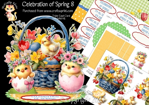 Celebration of Spring 8 Triple Easel