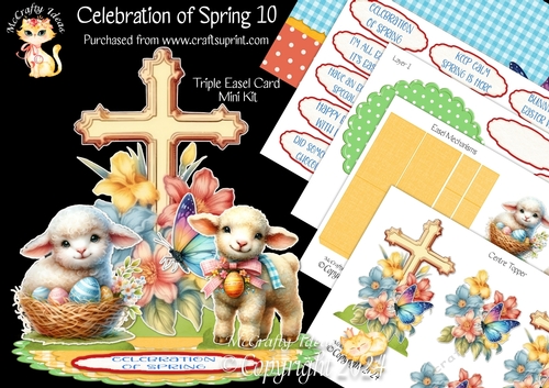 Celebration of Spring 10 Triple Easel