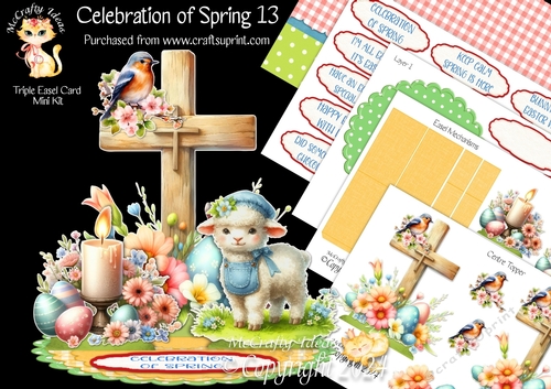 Celebration of Spring 13 Triple Easel