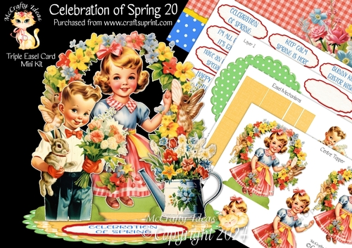 Celebration of Spring 20 Triple Easel