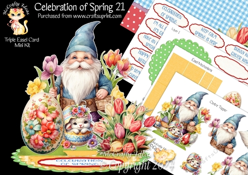 Celebration of Spring 21 Triple Easel