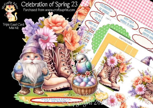 Celebration of Spring 23 Triple Easel