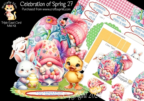 Celebration of Spring 27 Triple Easel
