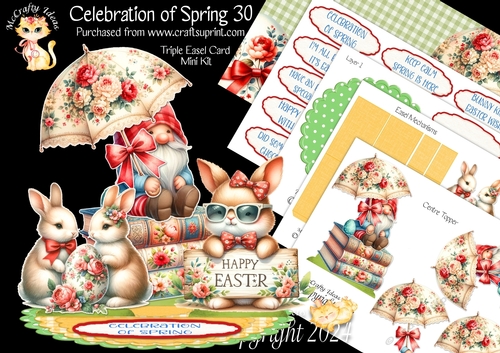 Celebration of Spring 30 Triple Easel