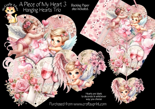 A Piece of My Heart 3 - Hanging Hearts Trio
