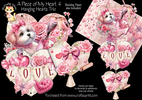 A Piece of My Heart 4 - Hanging Hearts Trio