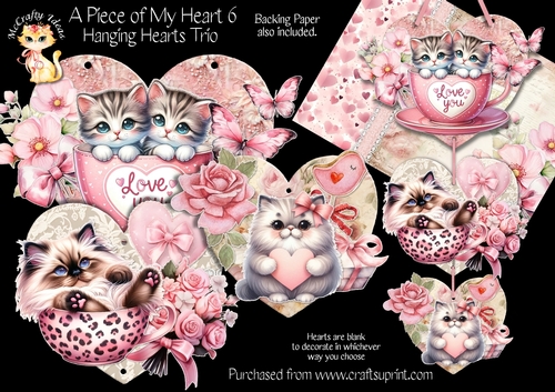 A Piece of My Heart 6 - Hanging Hearts Trio