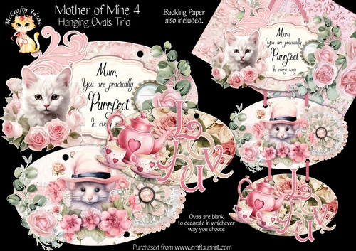 Mother of Mine 4 - Hanging Ovals Trio