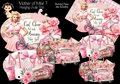 Mother of Mine 7 - Hanging Ovals Trio