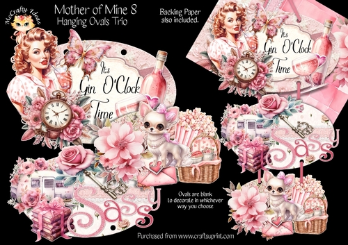 Mother of Mine 8 - Hanging Ovals Trio