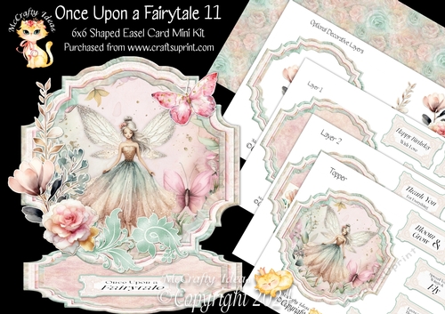 Once Upon a Fairytale 11 Shaped Easel