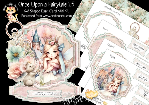 Once Upon a Fairytale 15 Shaped Easel