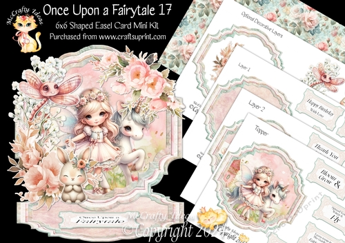 Once Upon a Fairytale 17 Shaped Easel