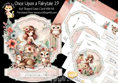 Once Upon a Fairytale 19 Shaped Easel