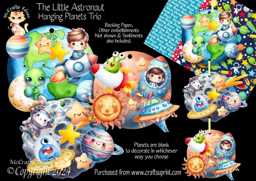 The Little Astronaut - Hanging Planets Trio