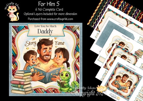 For Him 5 6x6 Simply Cards 