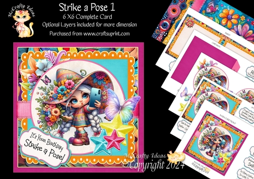 Strike a Pose 1 6x6 Simply Cards 