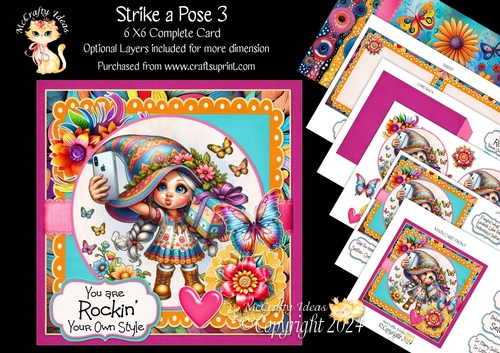 Strike a Pose 3 6x6 Simply Cards 