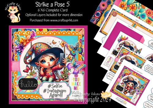 Strike a Pose 5 6x6 Simply Cards 