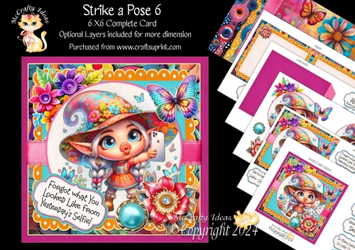 Strike a Pose 6 6x6 Simply Cards 