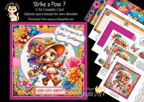 Strike a Pose 7 6x6 Simply Cards 