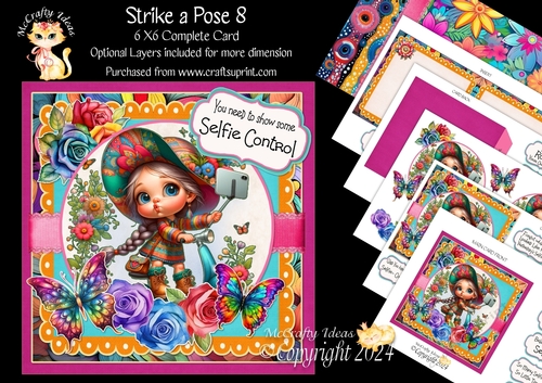 Strike a Pose 8 6x6 Simply Cards 