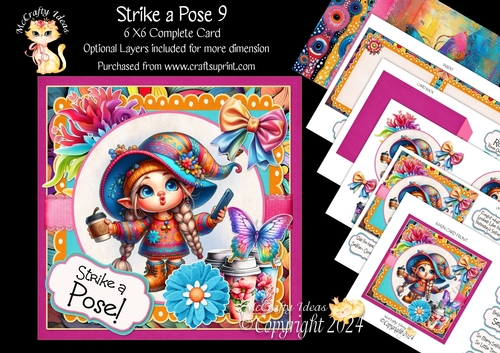 Strike a Pose 9 6x6 Simply Cards 