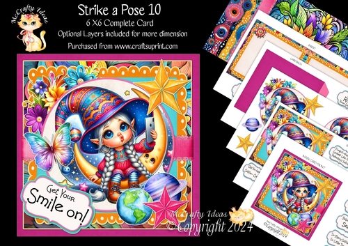 Strike a Pose 10 6x6 Simply Cards 