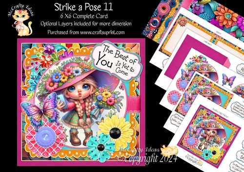 Strike a Pose 11 6x6 Simply Cards 