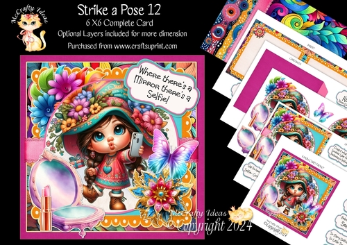 Strike a Pose 12 6x6 Simply Cards 
